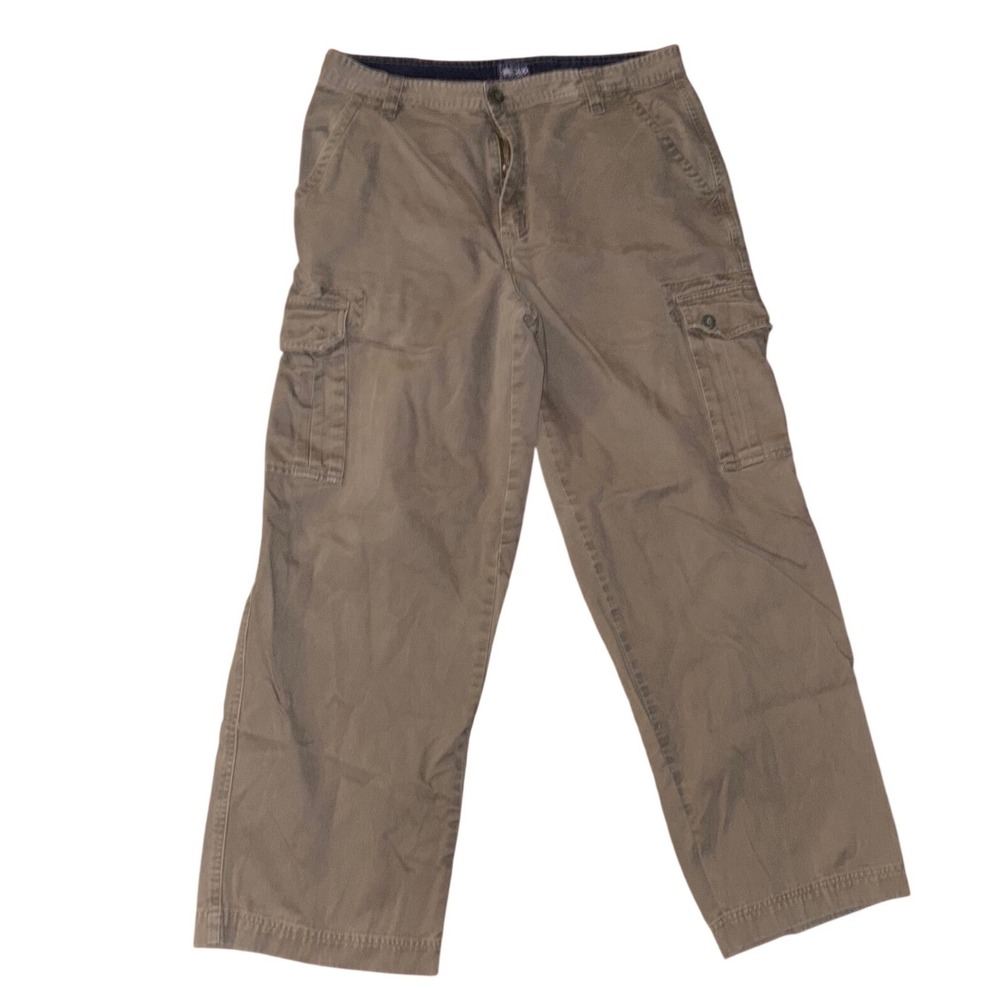 VTG Sideout Cargo Baggy Pants Mens 34x29 Green Military Style Y2K Skate Gorpcore